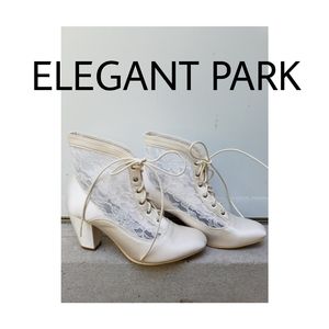 NWT ELEGANT PARK bridal/boho/prairie boots